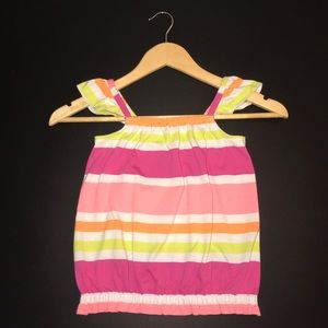 Gymboree Bubble Tank w/Ruffle Sleeve 4T